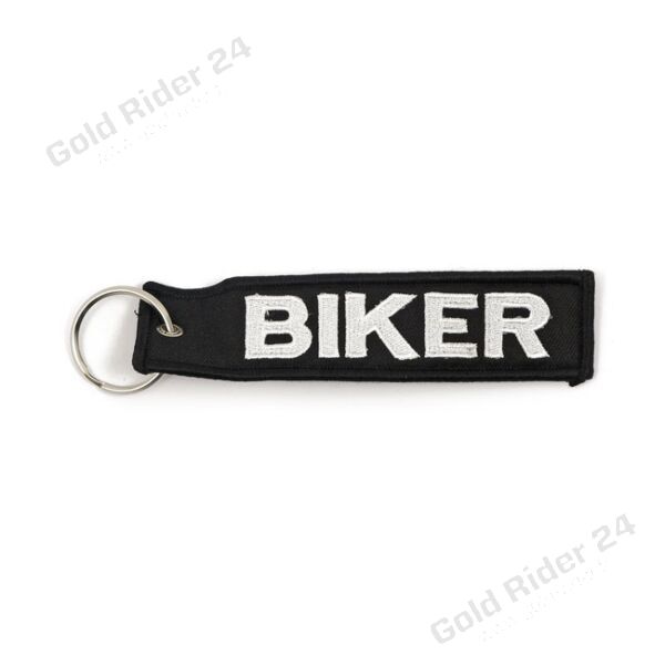 Porte-clé Biker Noir et Blanc