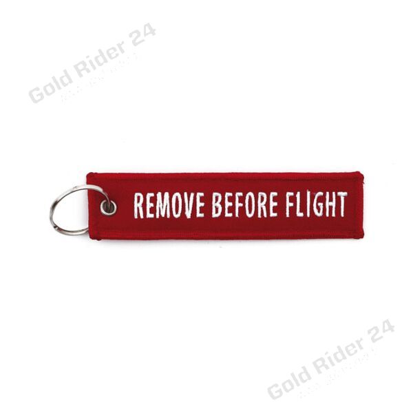 Porte-clé Remove before flight